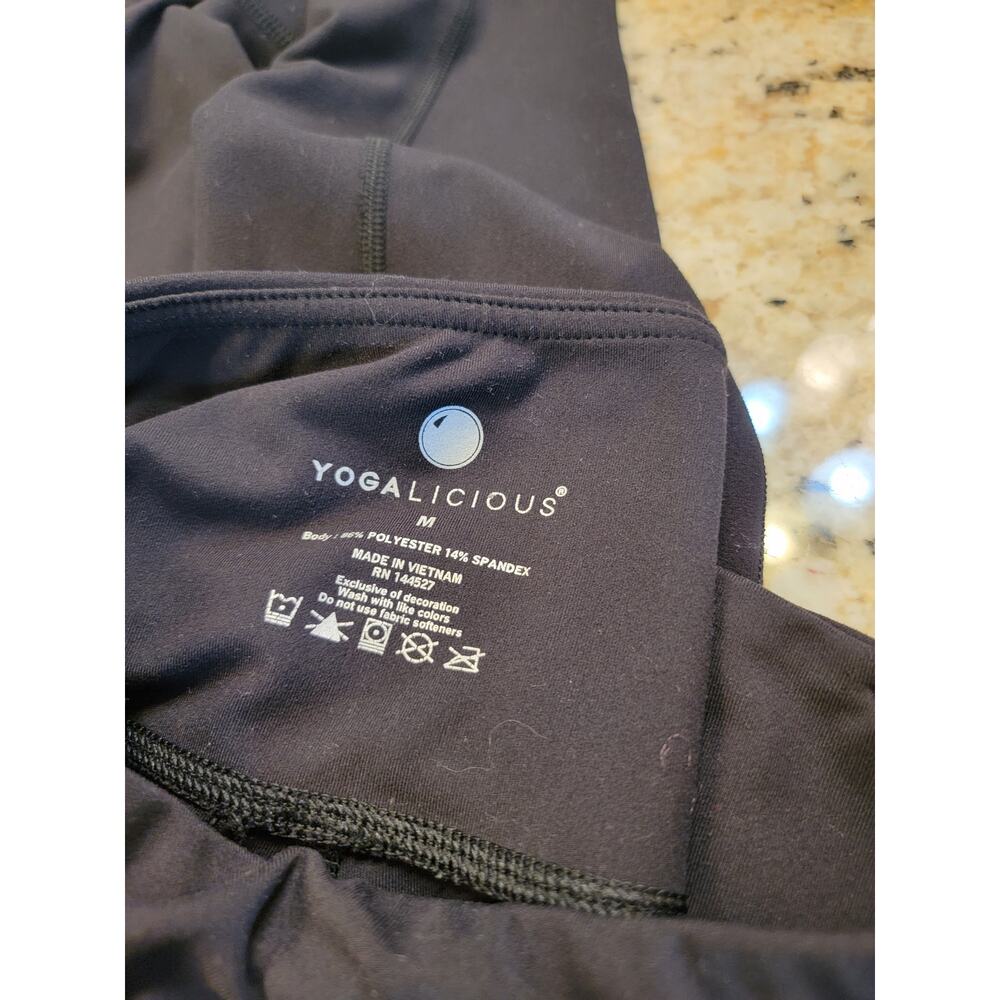 Yogalicious Black Full Length Legging Pockets - Picture 3 of 4